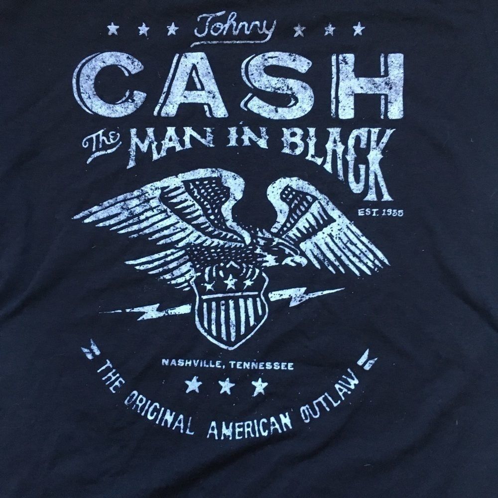 Johnny Cash “The Man in Black”   Zion tee. Size XS